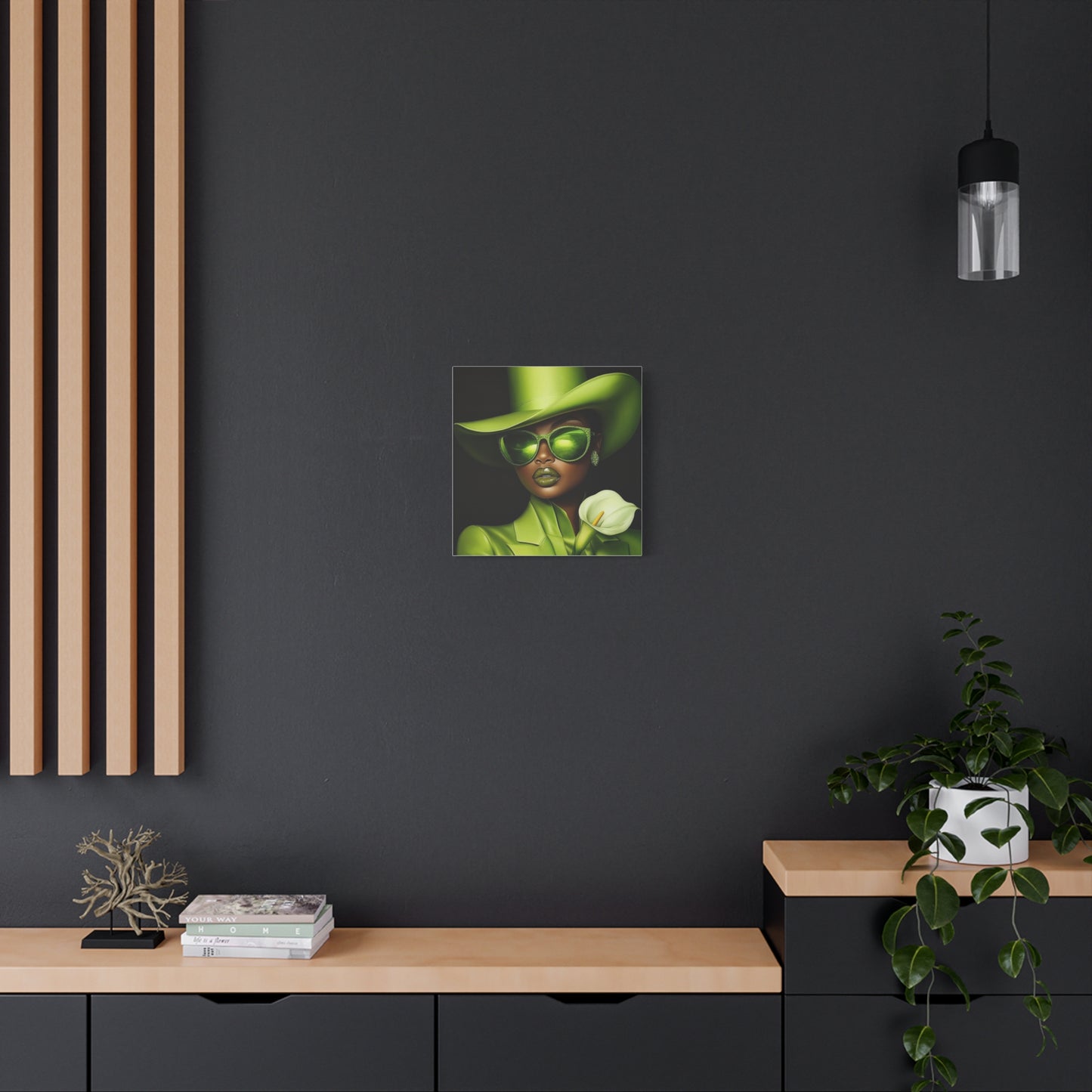Beautiful Black Woman Canvas Art
