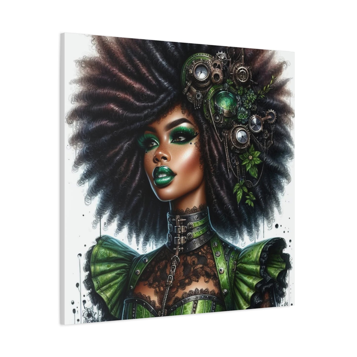 Beautiful Black Woman Canvas Art