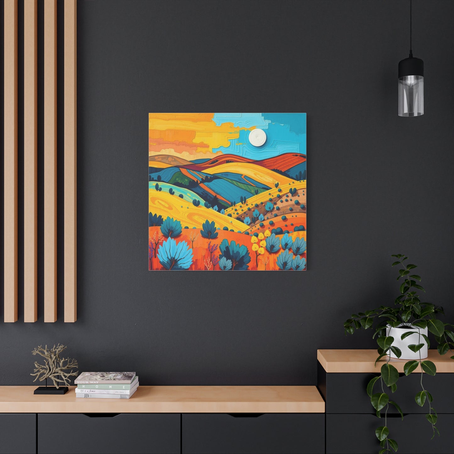 Canvas Print -Abstract 1 Southwest Landscape Wall Art