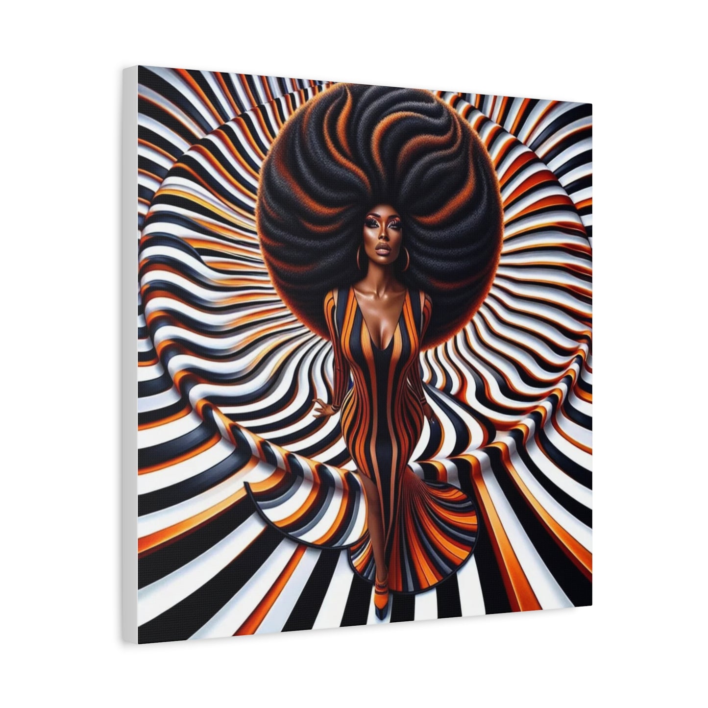 Beautiful Black Woman Canvas Art