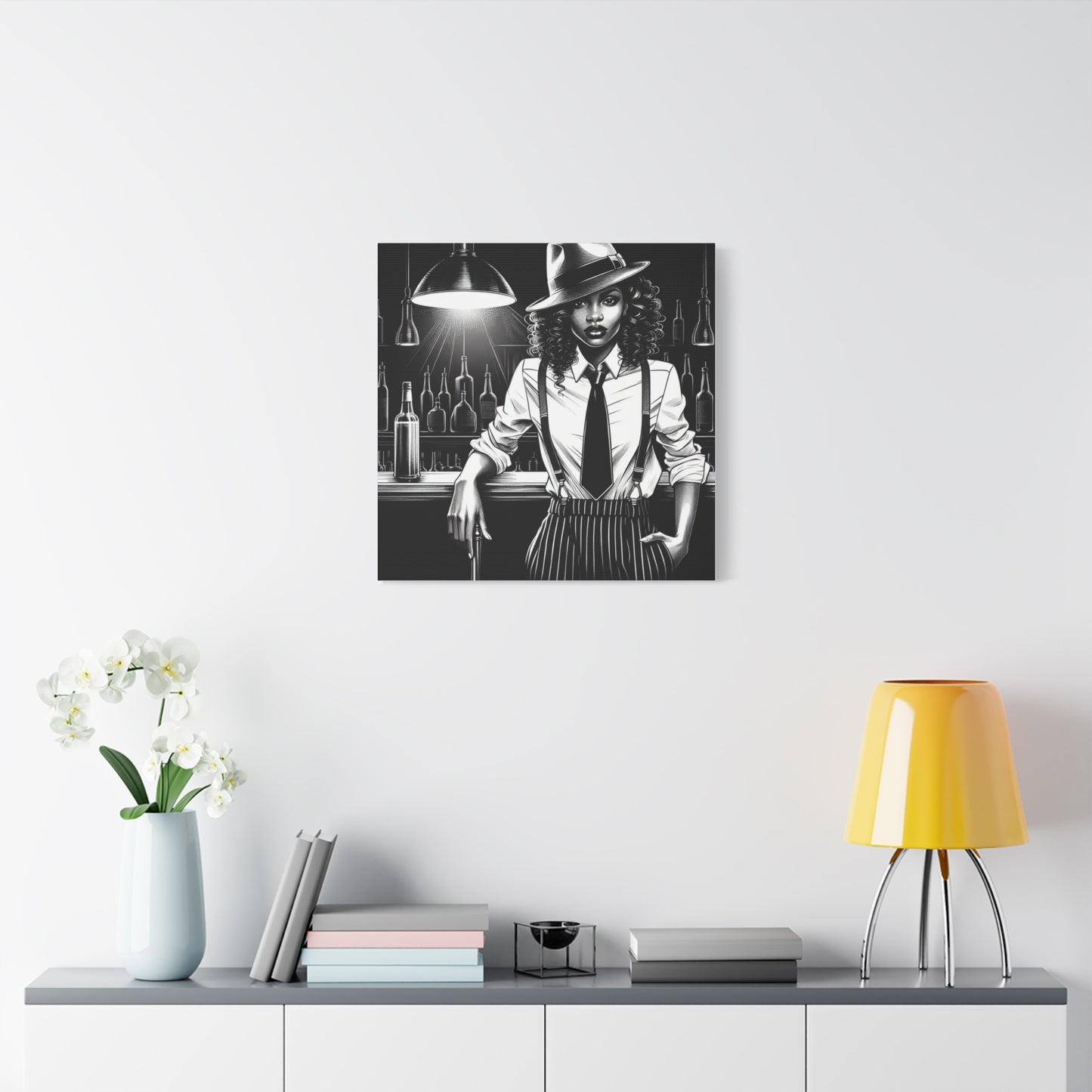 Beautiful Black Woman Canvas Art
