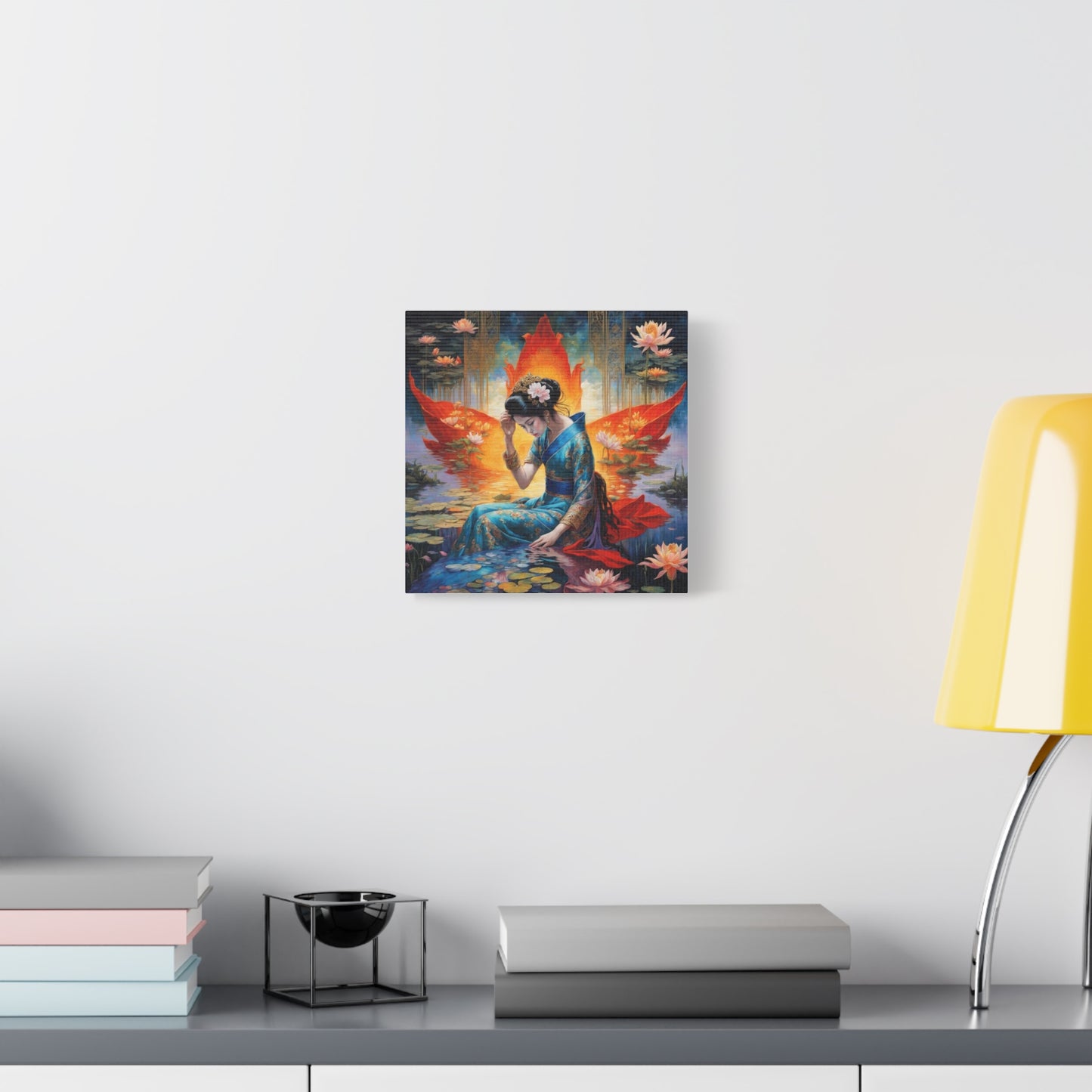 Lady in the Water Asian Abstract Art