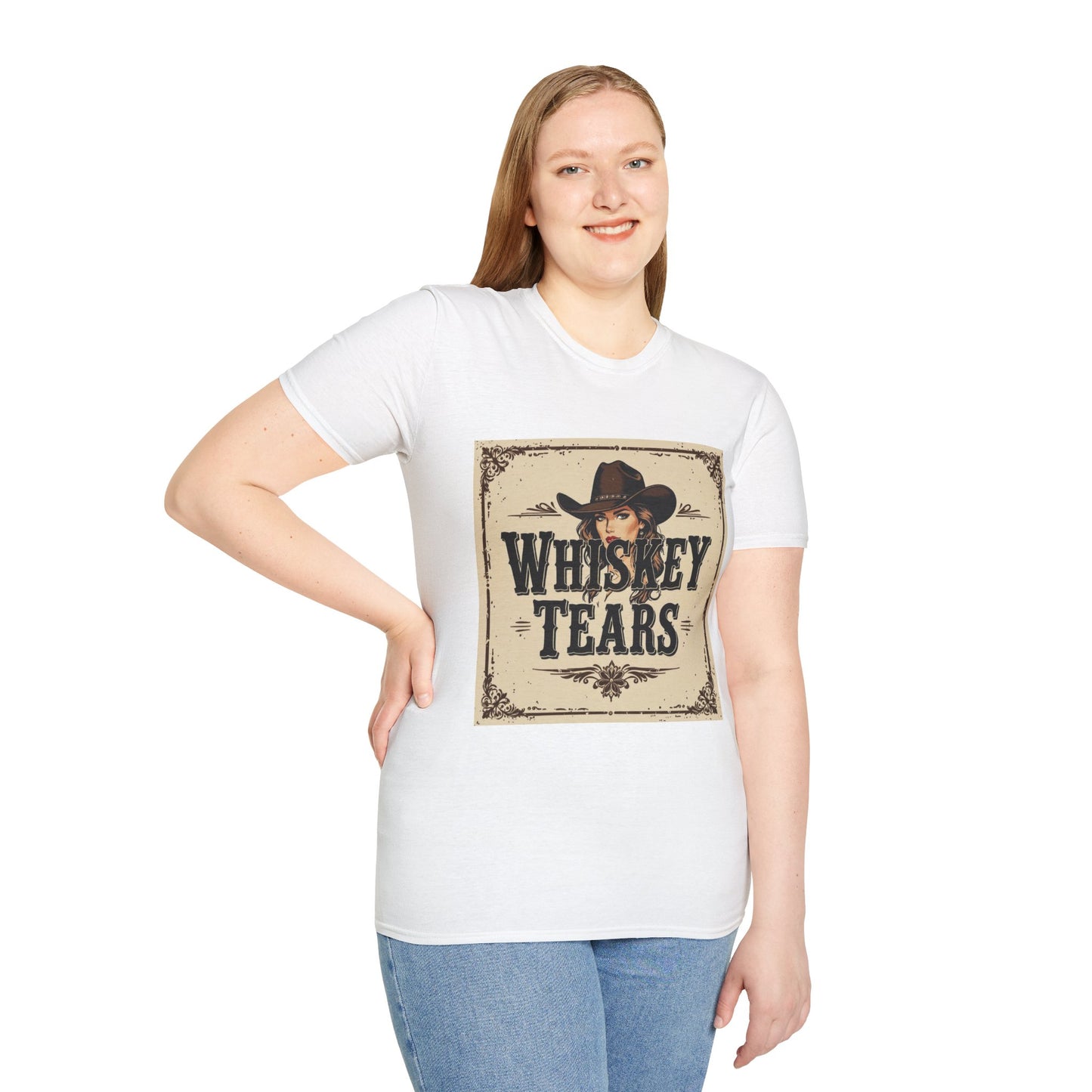 Whiskey Tears Western Boho, Unisex T-Shirt,