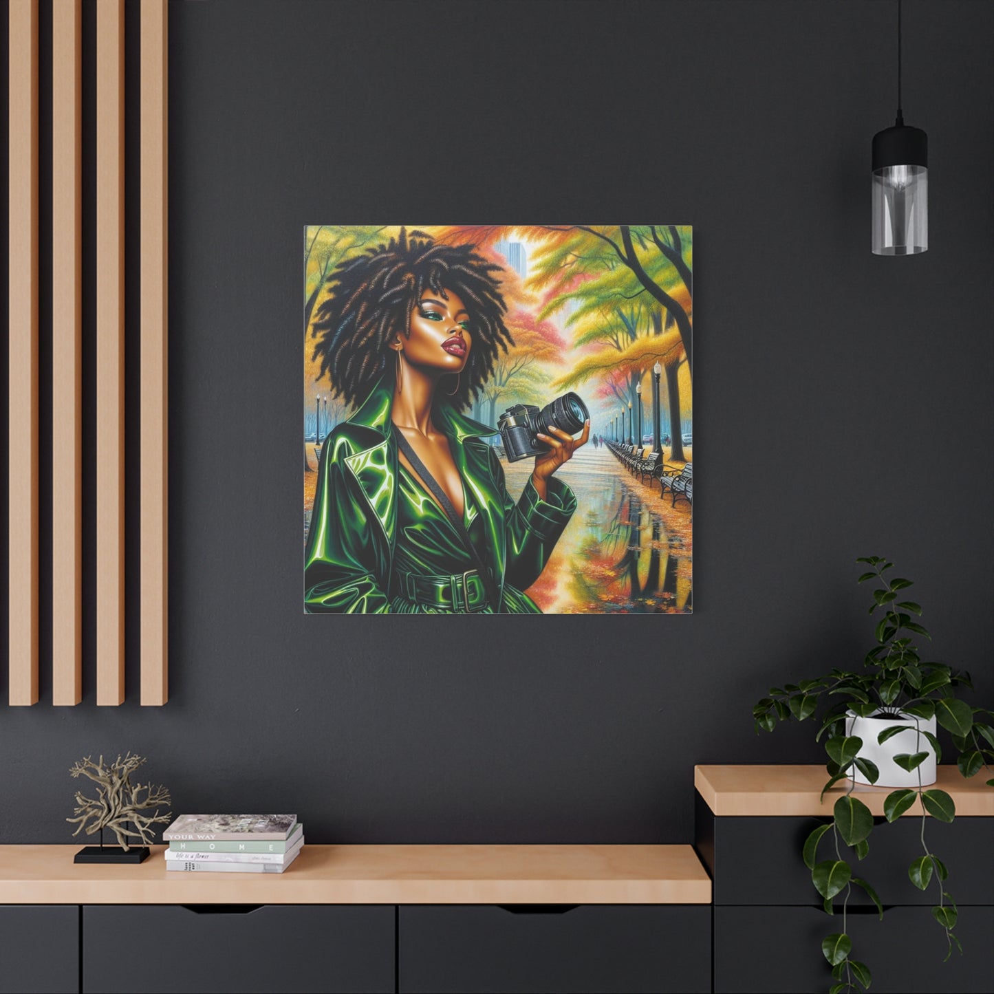 Beautiful Black Woman Canvas Art