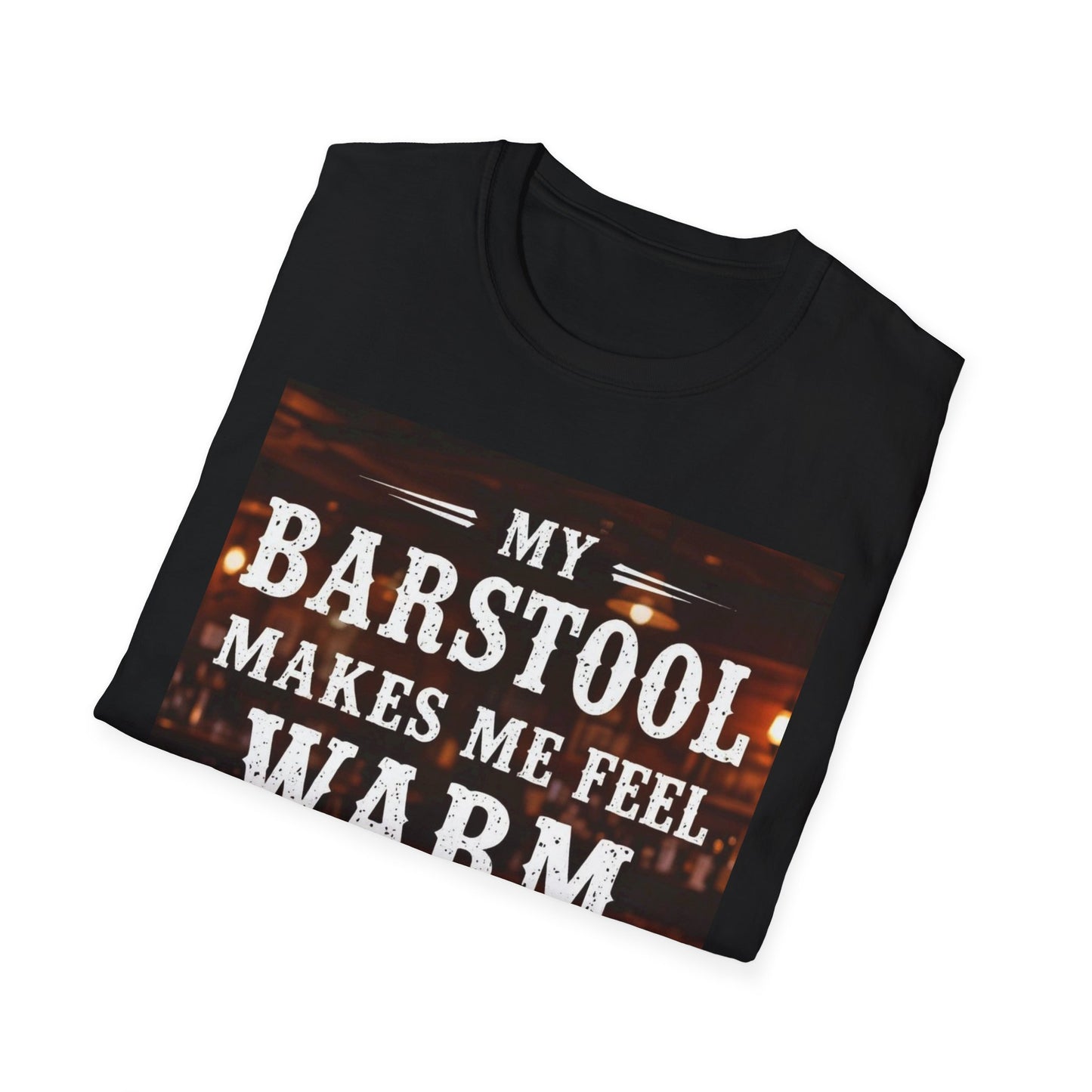 My Barstool Makes Me Feel Warm and Safe Western Boho, Unisex T-Shirt,