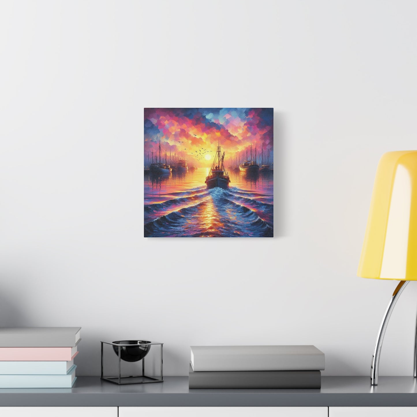 Canvas Print - Morning In the Harbor Wall Art