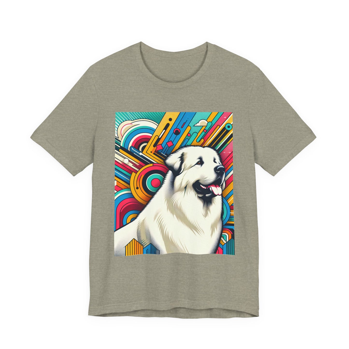 Retro Colorful Great PyreneesTee - Unisex Shirt