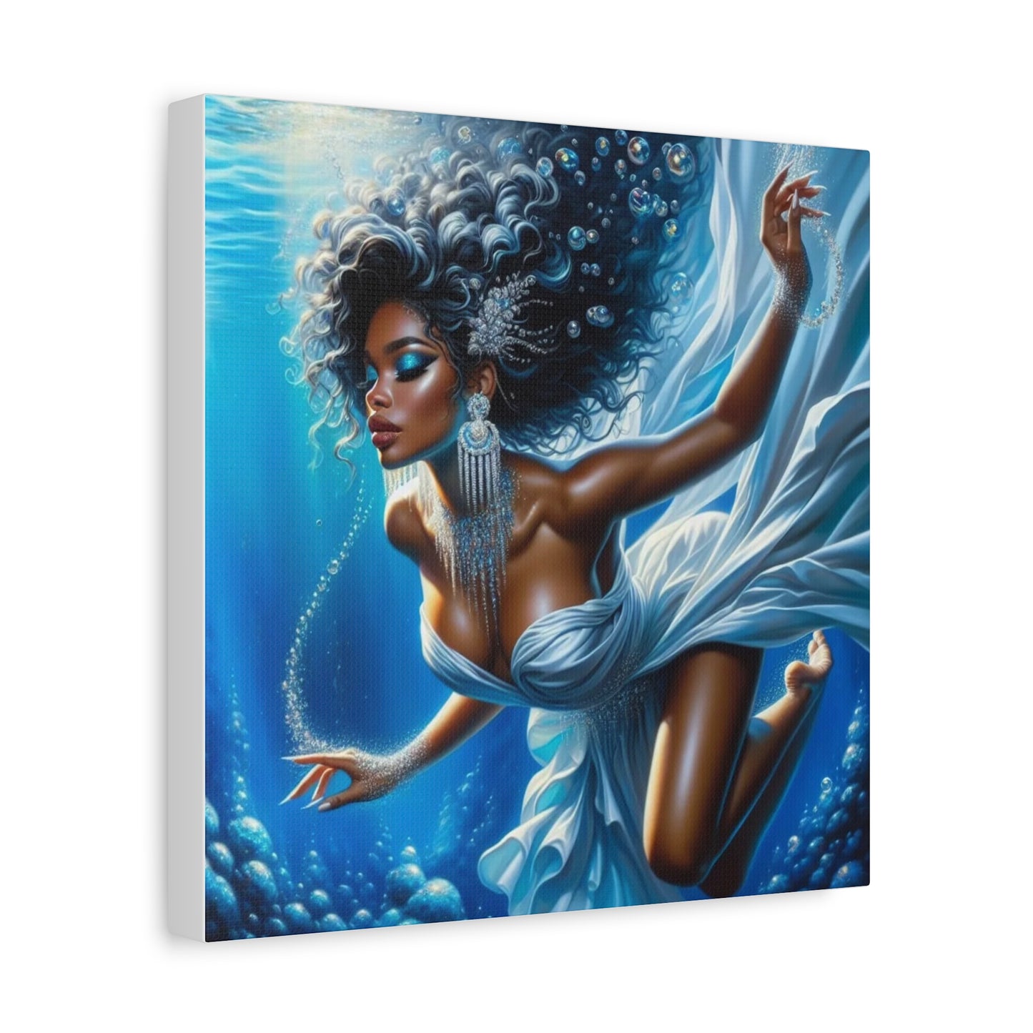 Beautiful Black Woman Canvas Art