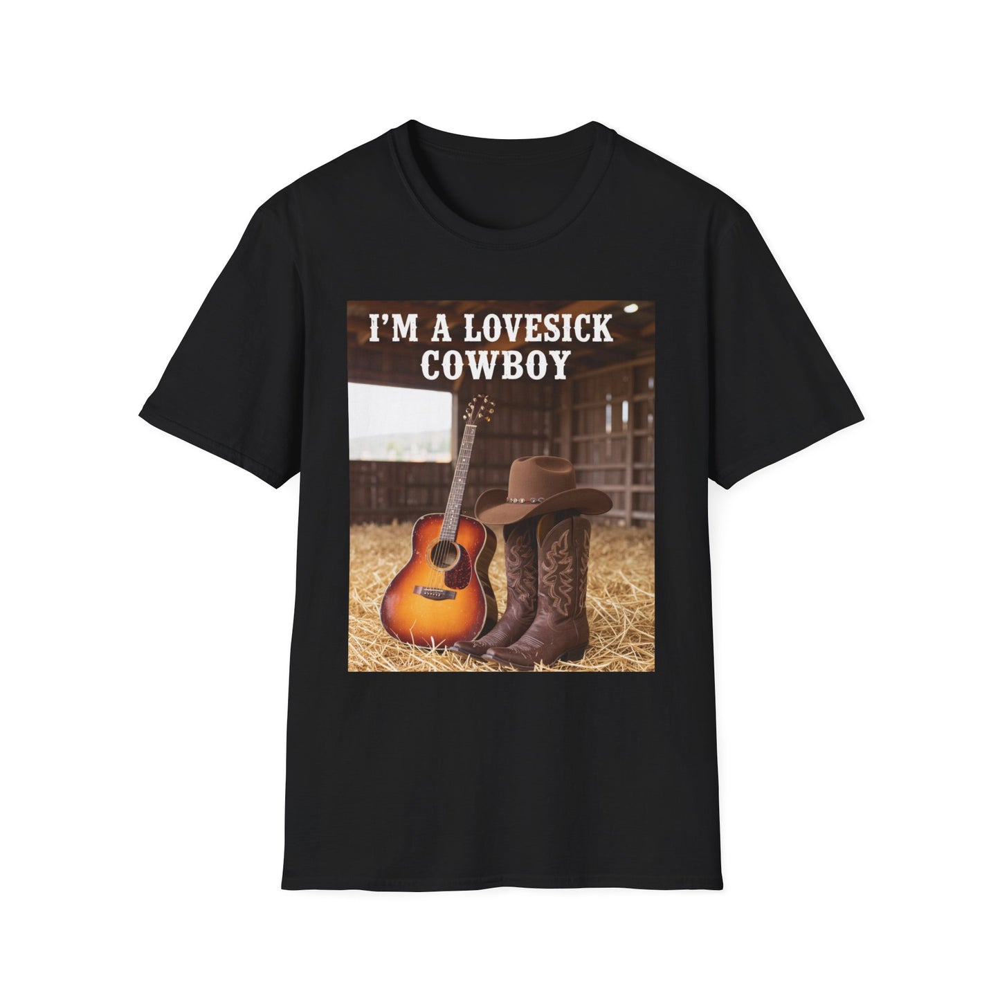 I'm a Lovesick Cowboy Western Boho, Unisex T-Shirt,