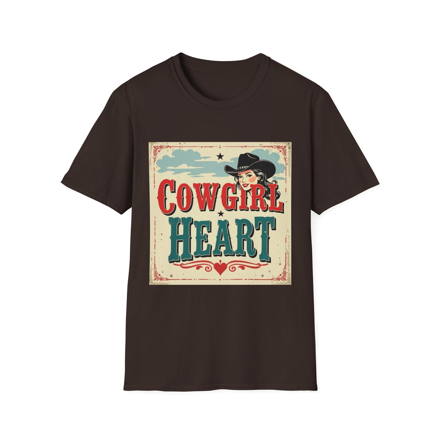 Cowgirl Heart Western Boho, Unisex T-Shirt,