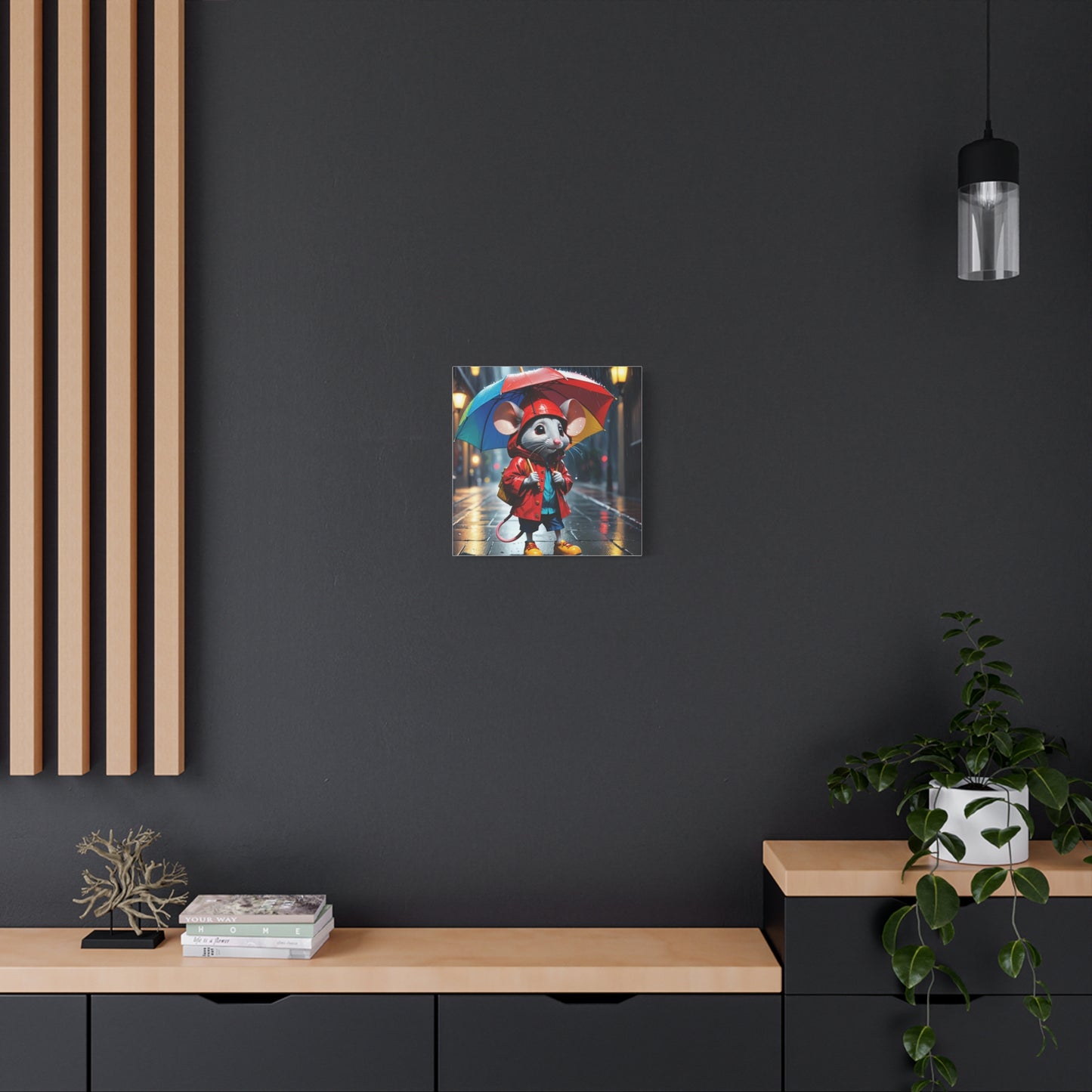 Mouse in the Rain Art