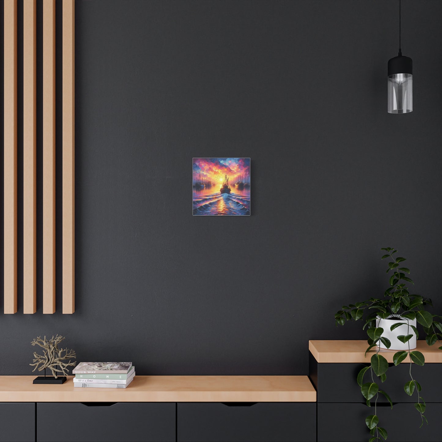 Canvas Print - Morning In the Harbor Wall Art