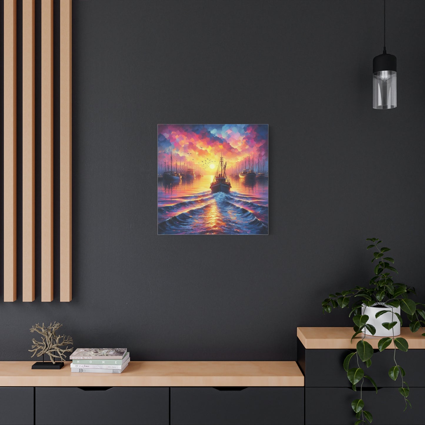 Canvas Print - Morning In the Harbor Wall Art