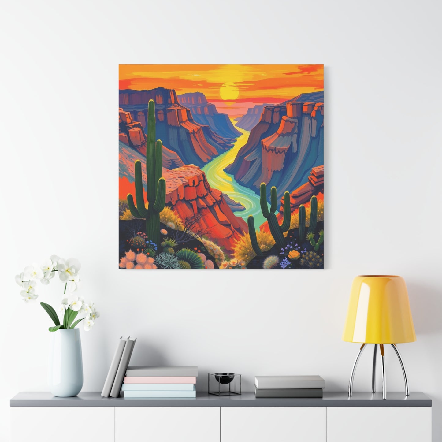 Canvas Print - Grand Canyon Abstract Art 1