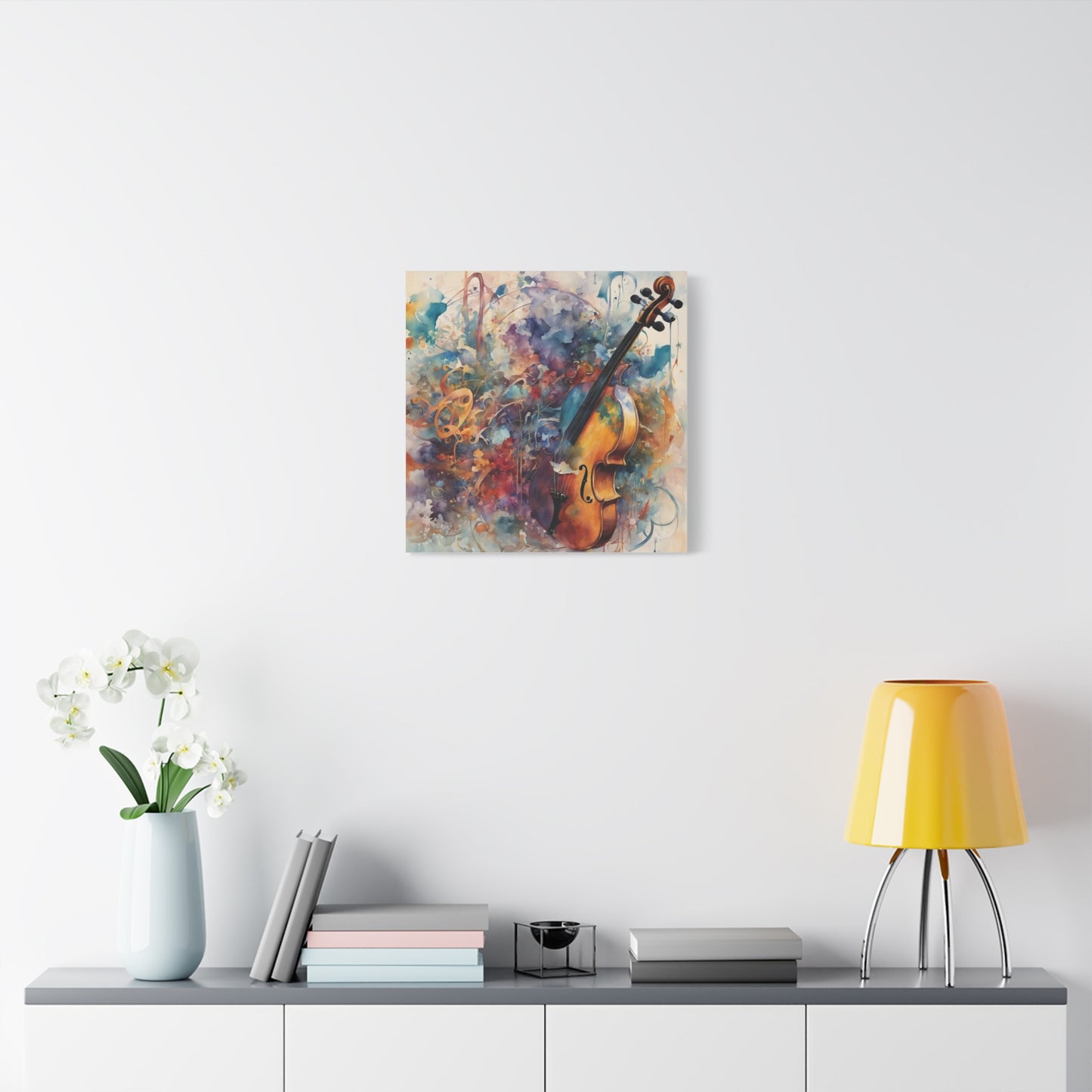 Violin Abstract Art