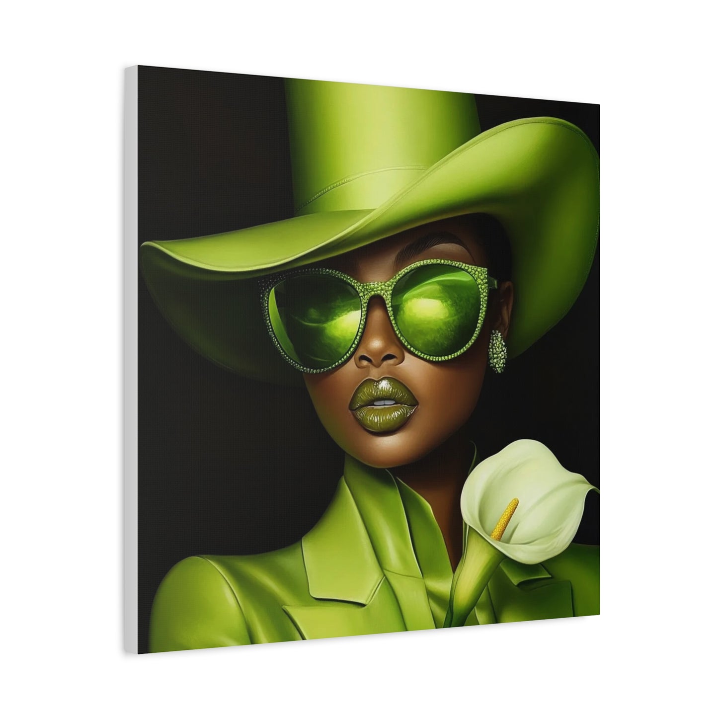 Beautiful Black Woman Canvas Art