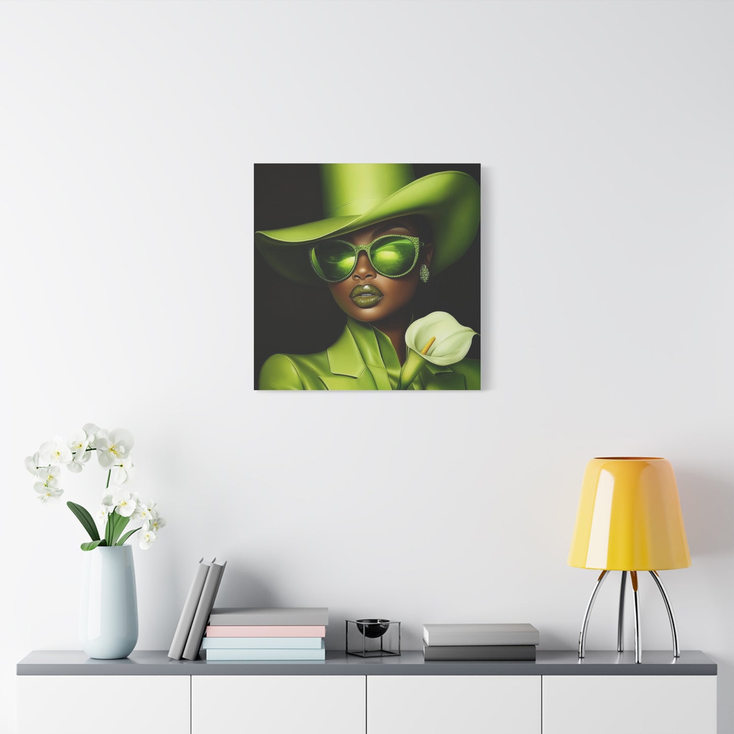 Beautiful Black Woman Canvas Art