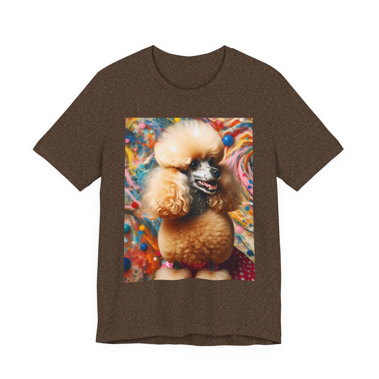Retro Colorful Poodle Tee - Unisex Shirt