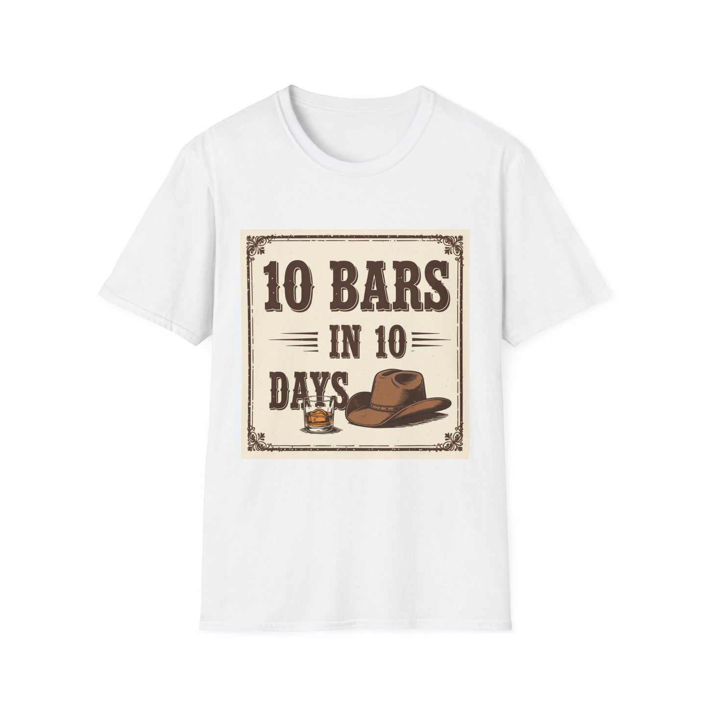 10 bars In 10 Days Western Boho, Unisex T-Shirt,