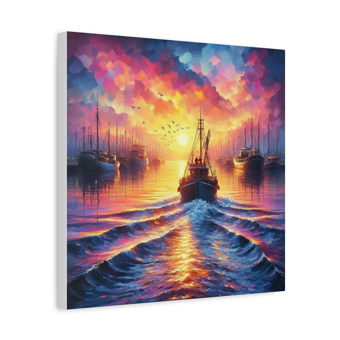 Canvas Print - Morning In the Harbor Wall Art