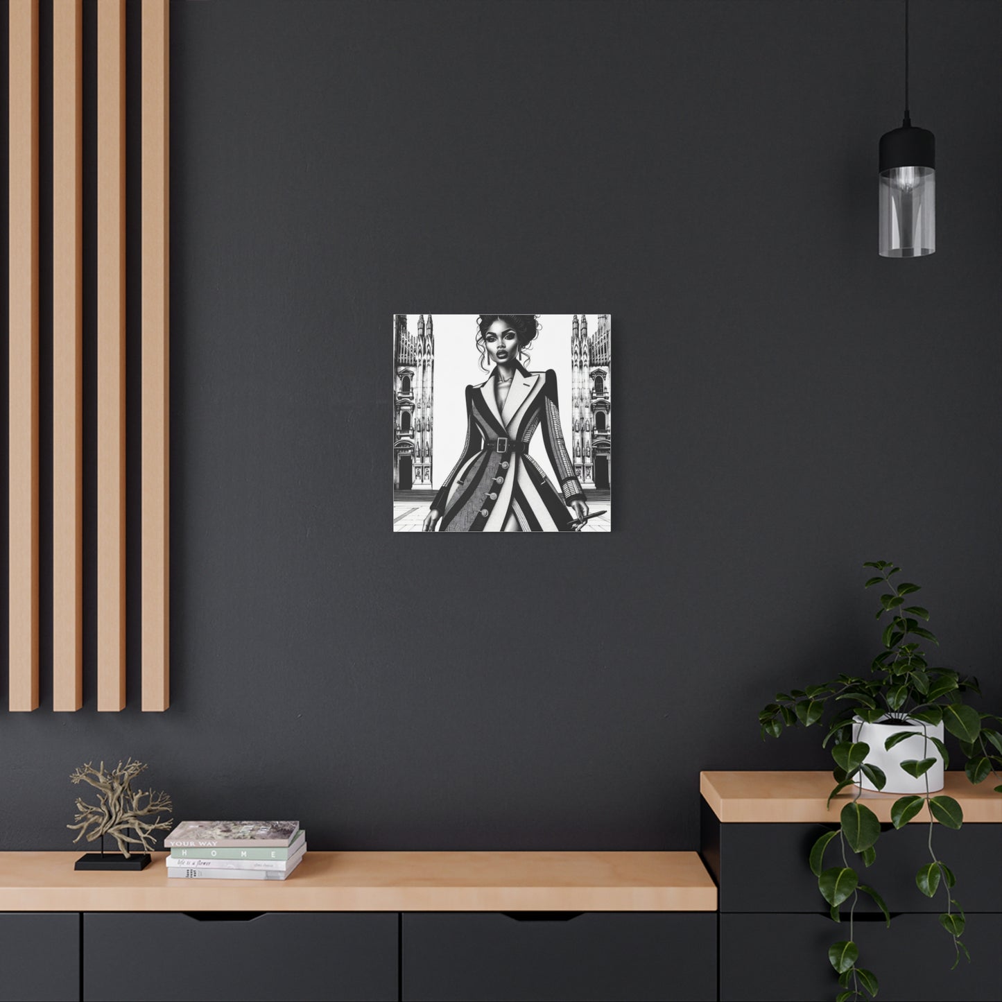 Beautiful Black Woman Canvas Art