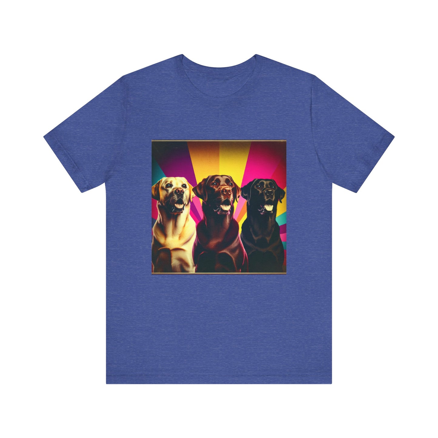 Retro Colorful Labrador Retrievers Tee - Unisex Shirt