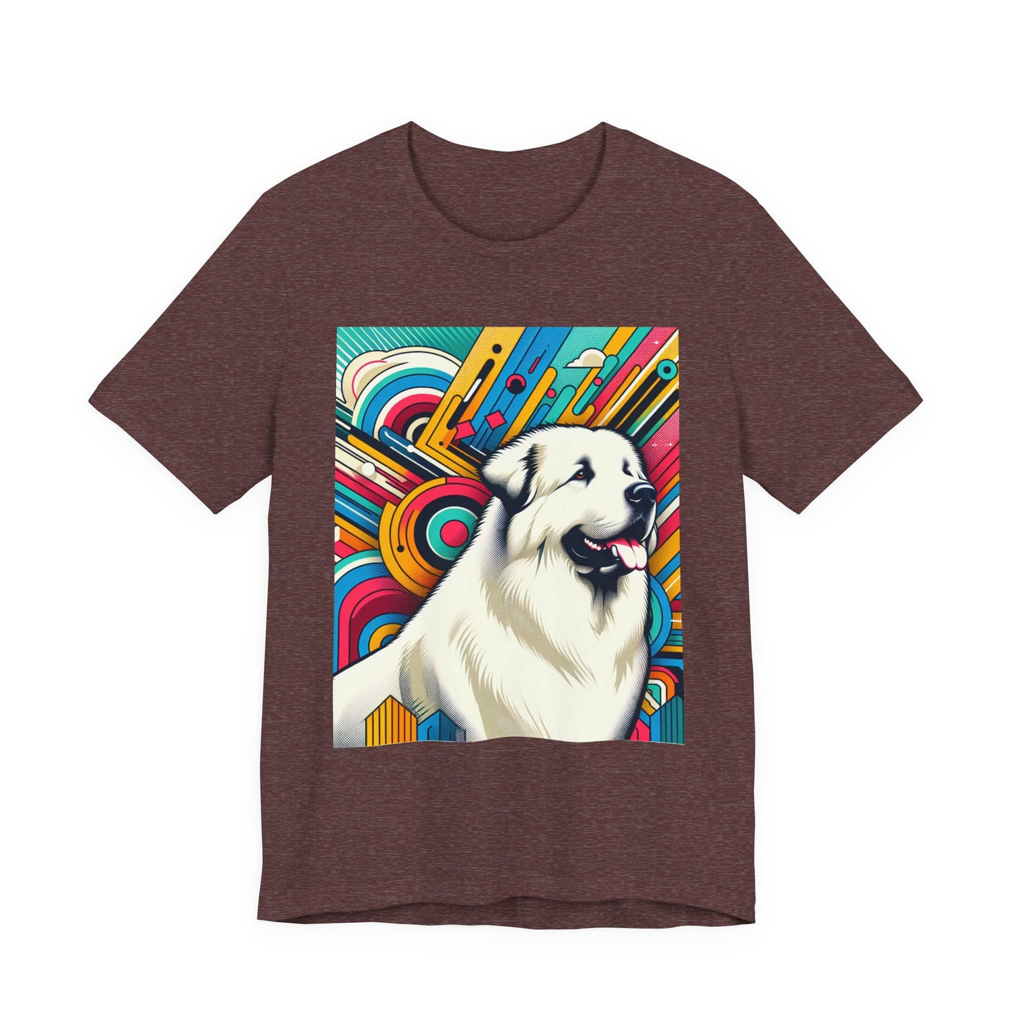 Retro Colorful Great PyreneesTee - Unisex Shirt
