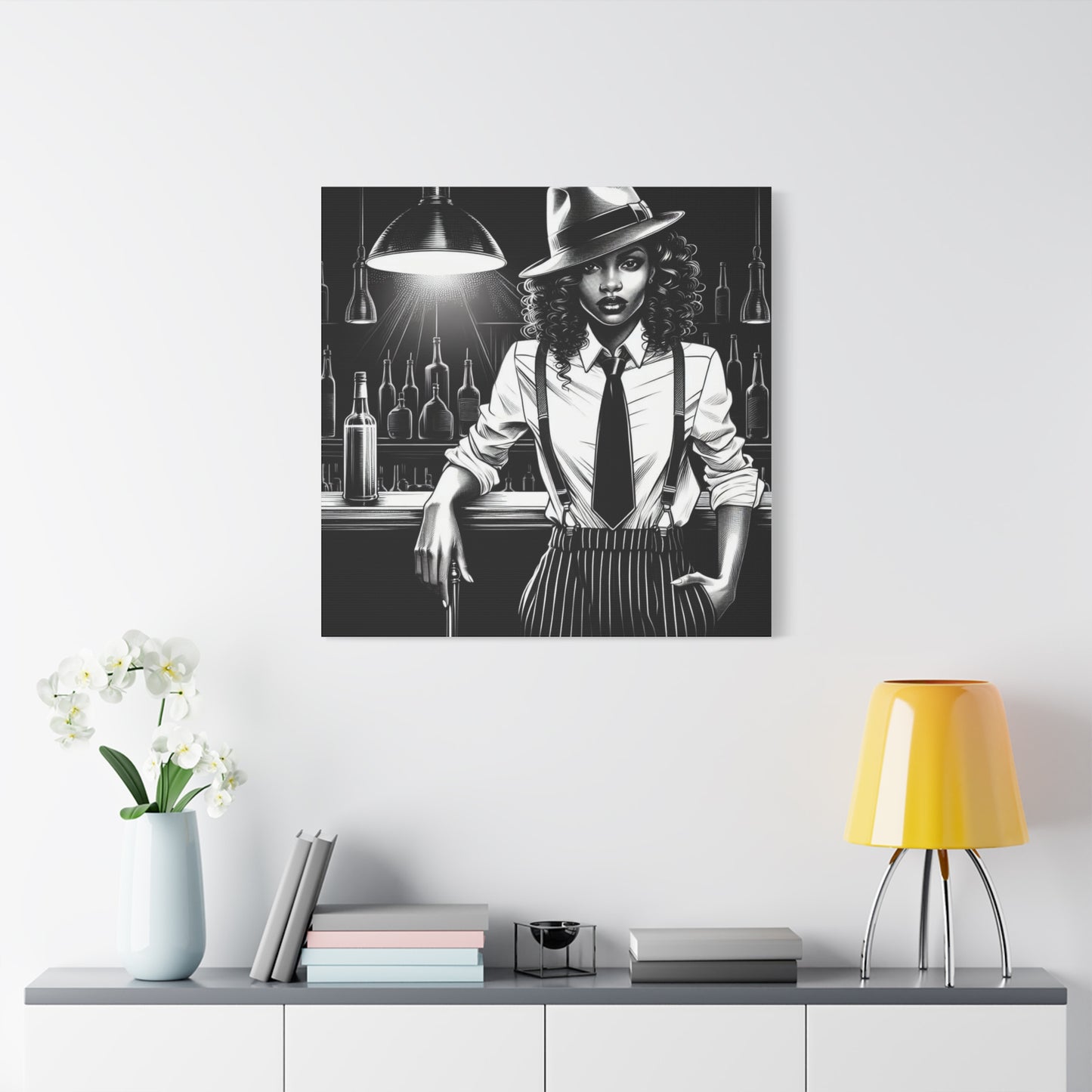 Beautiful Black Woman Canvas Art