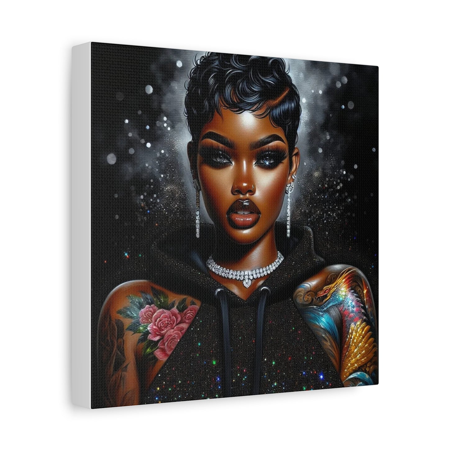 Beautiful Black Woman Canvas Art