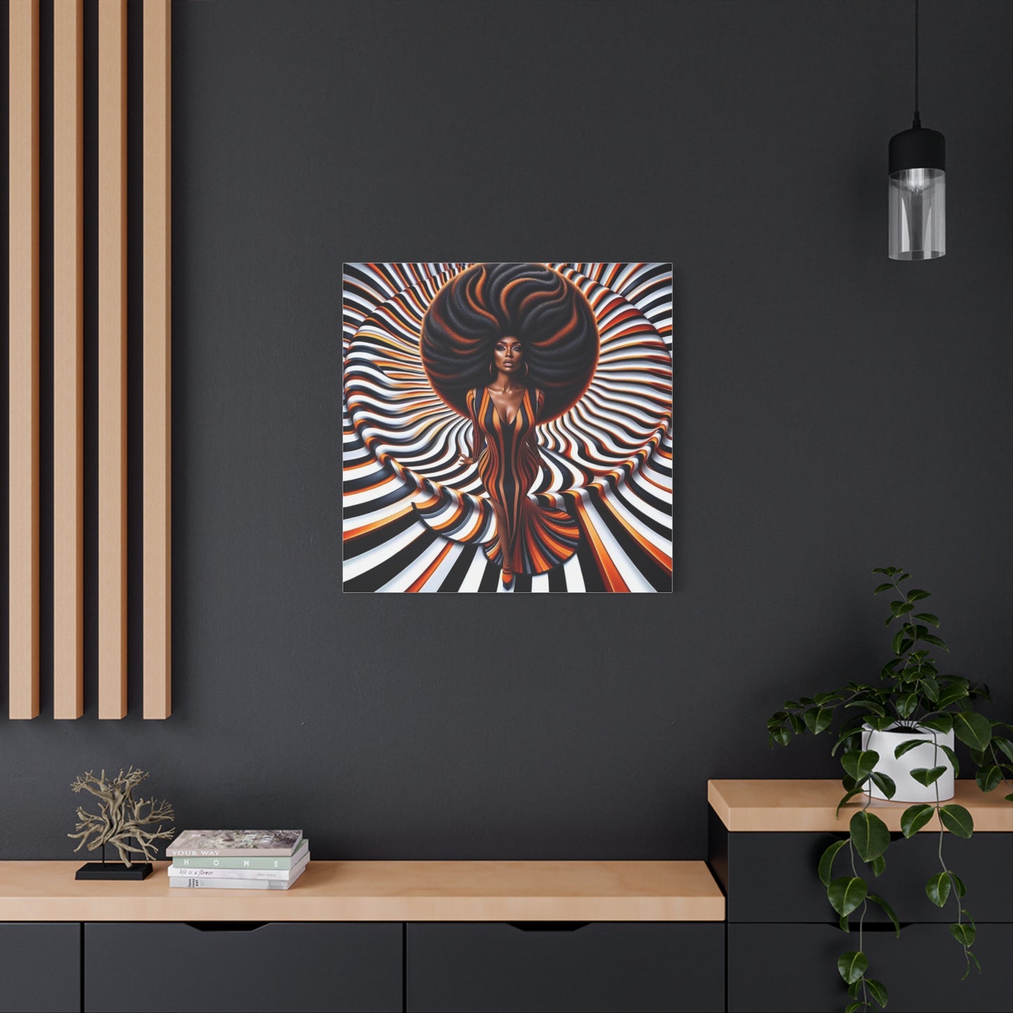 Beautiful Black Woman Canvas Art