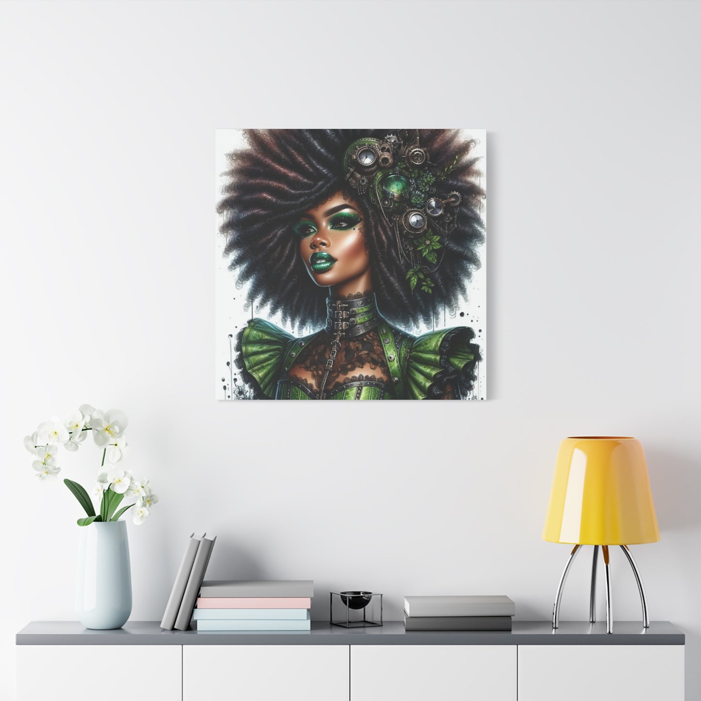 Beautiful Black Woman Canvas Art