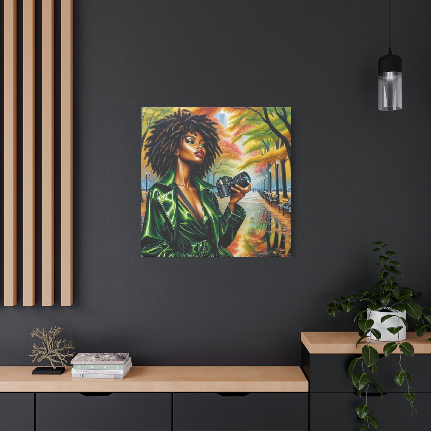 Beautiful Black Woman Canvas Art