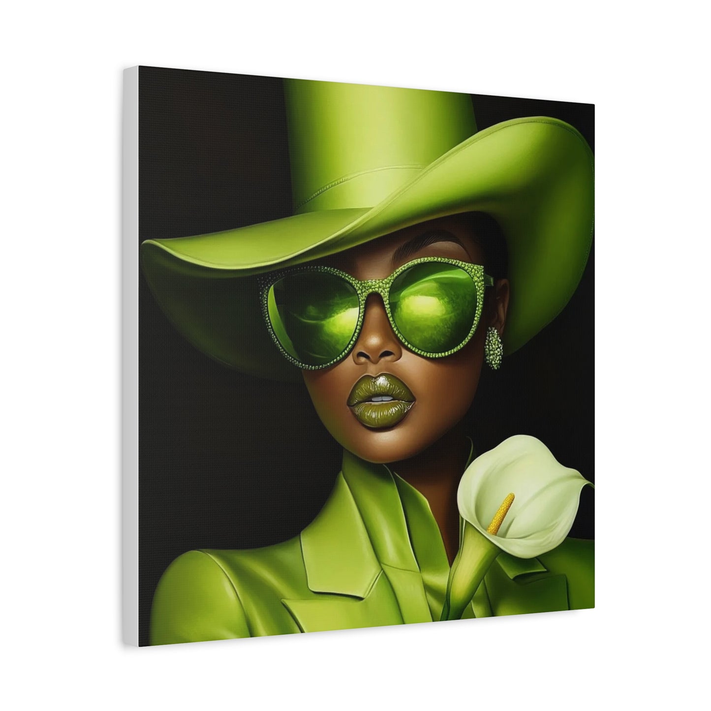 Beautiful Black Woman Canvas Art