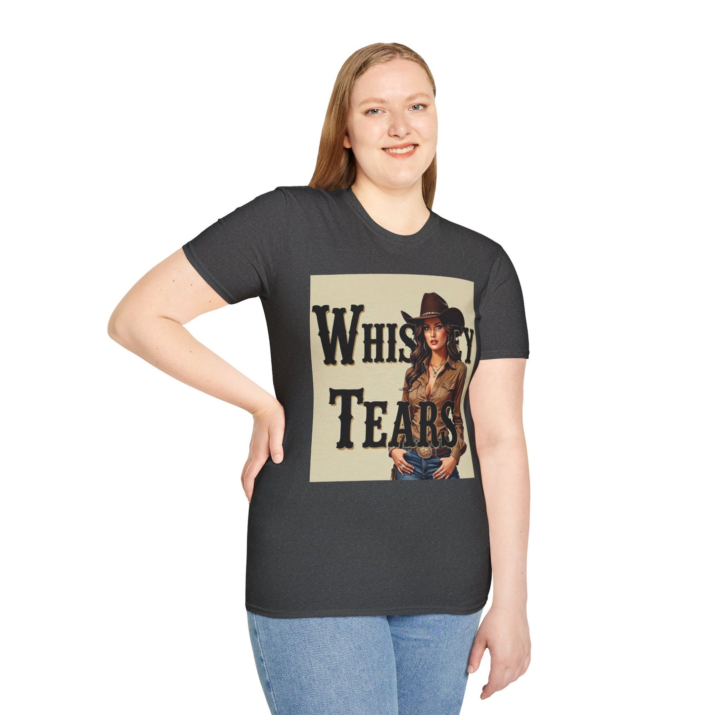 Whiskey Tears Western Boho, Unisex T-Shirt,