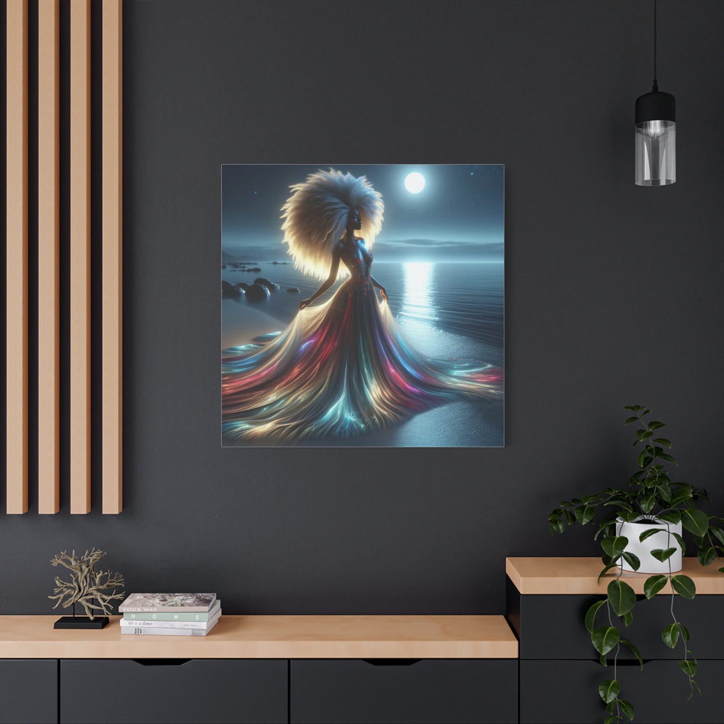Beautiful Black Woman Canvas Art