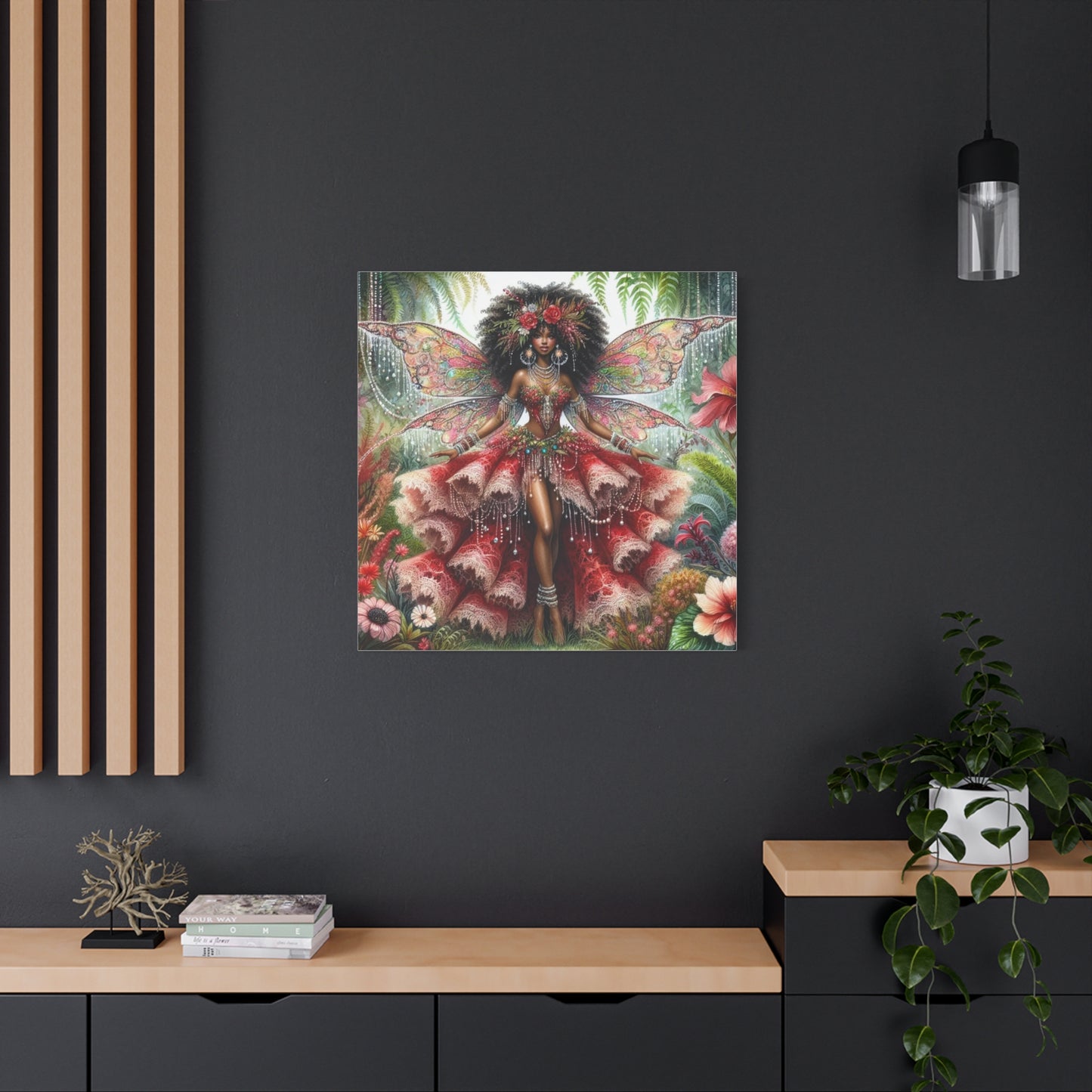 Beautiful Black Woman Canvas Art