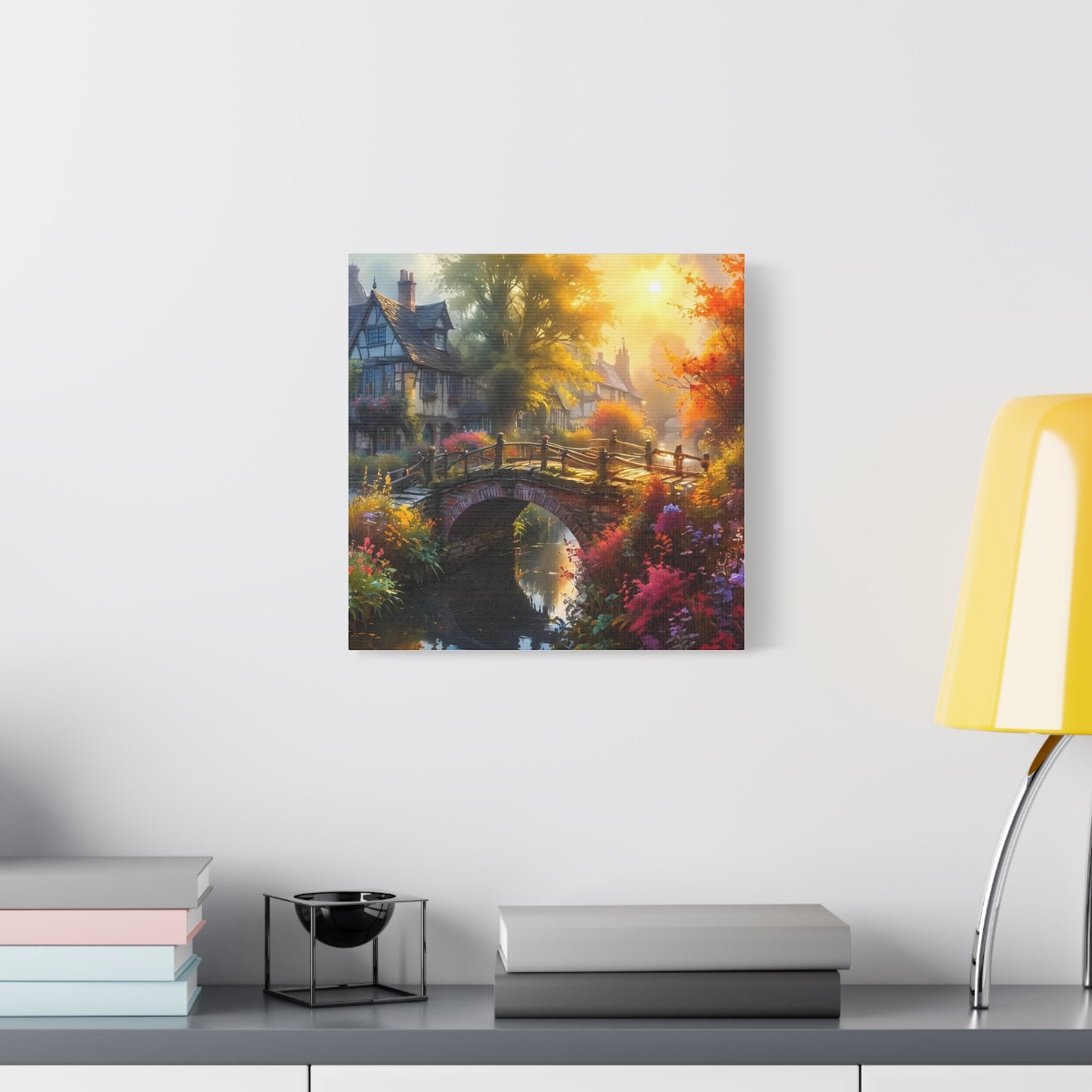 Canvas Print - The Bridge to Town Wall Art