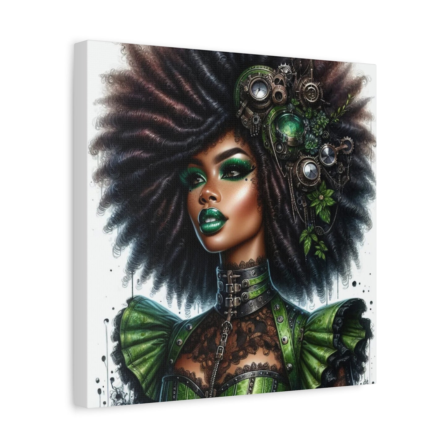 Beautiful Black Woman Canvas Art