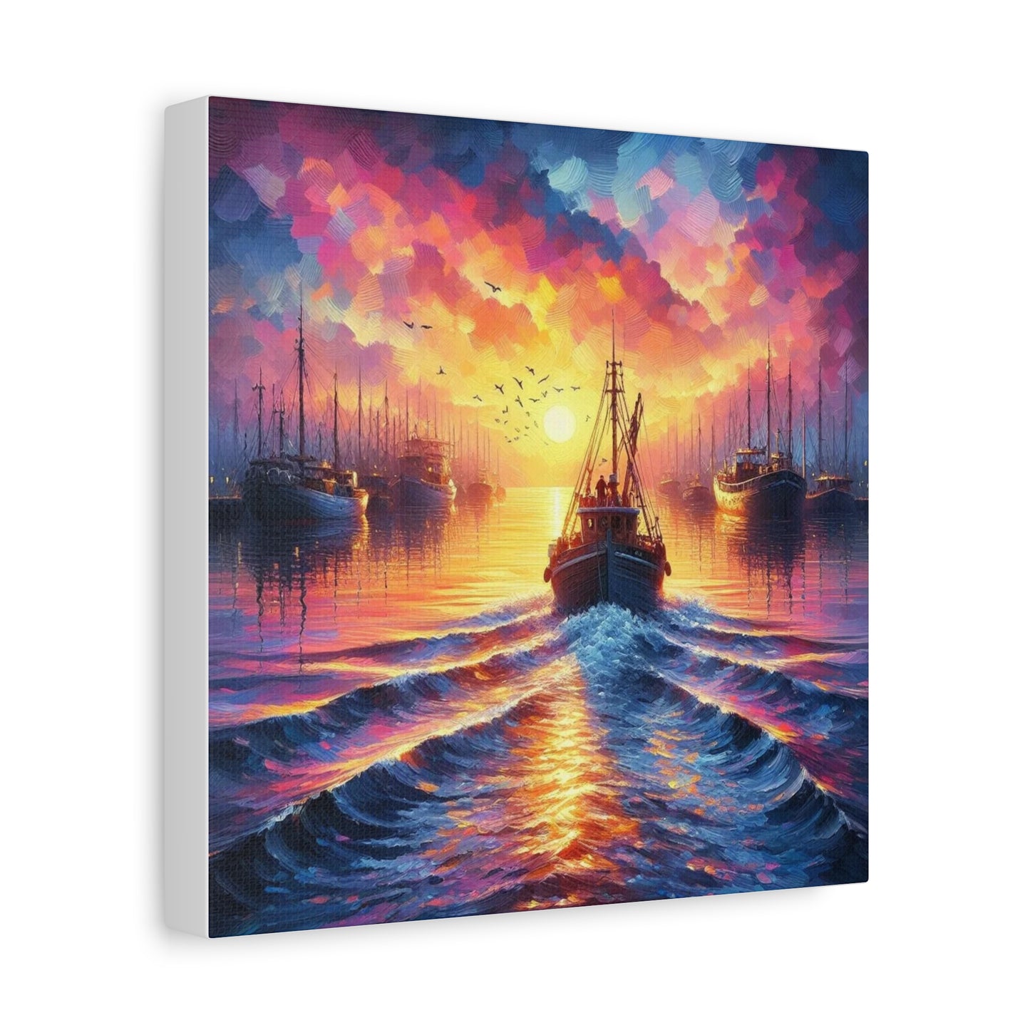 Canvas Print - Morning In the Harbor Wall Art