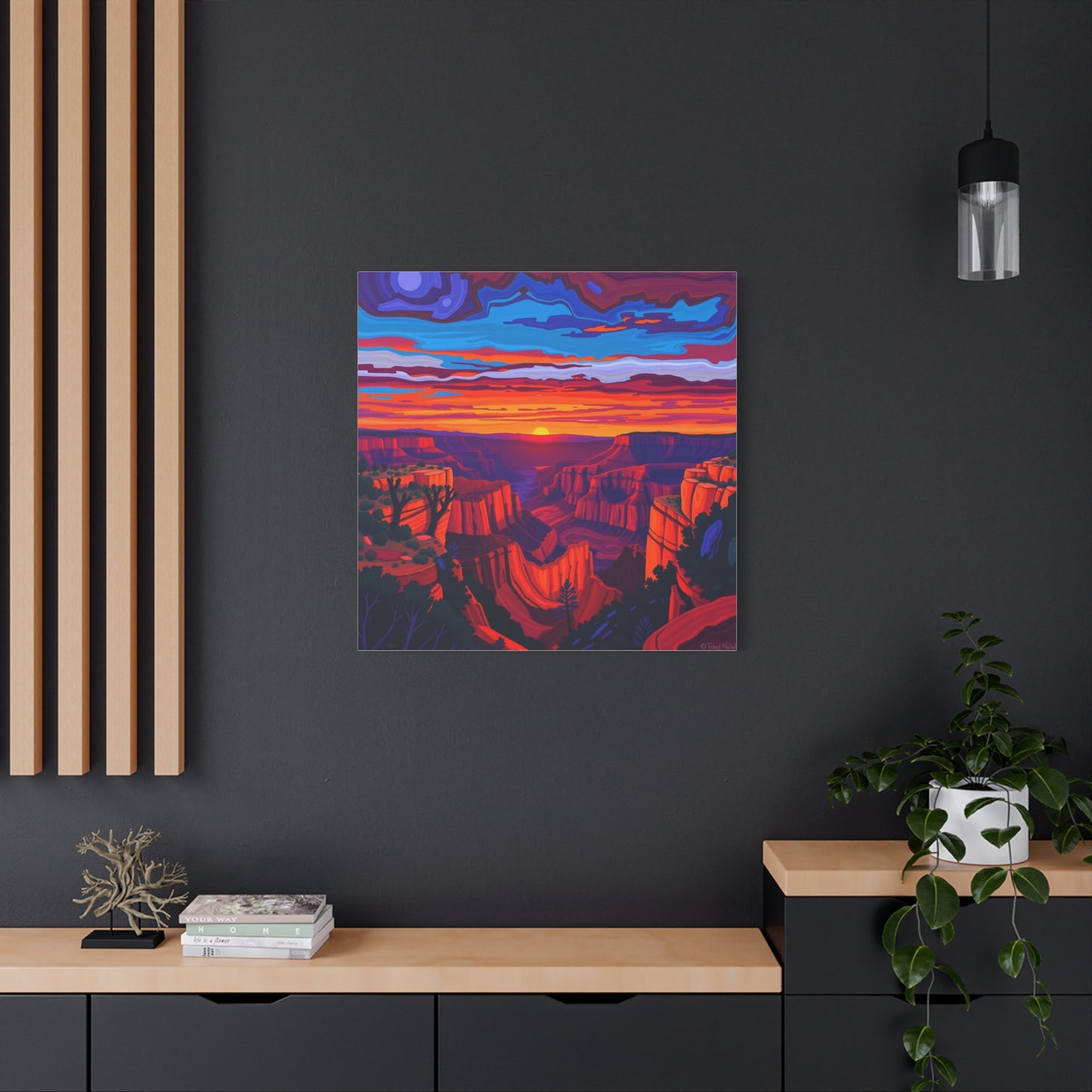 Canvas Print - Grand Canyon Abstract Art 2