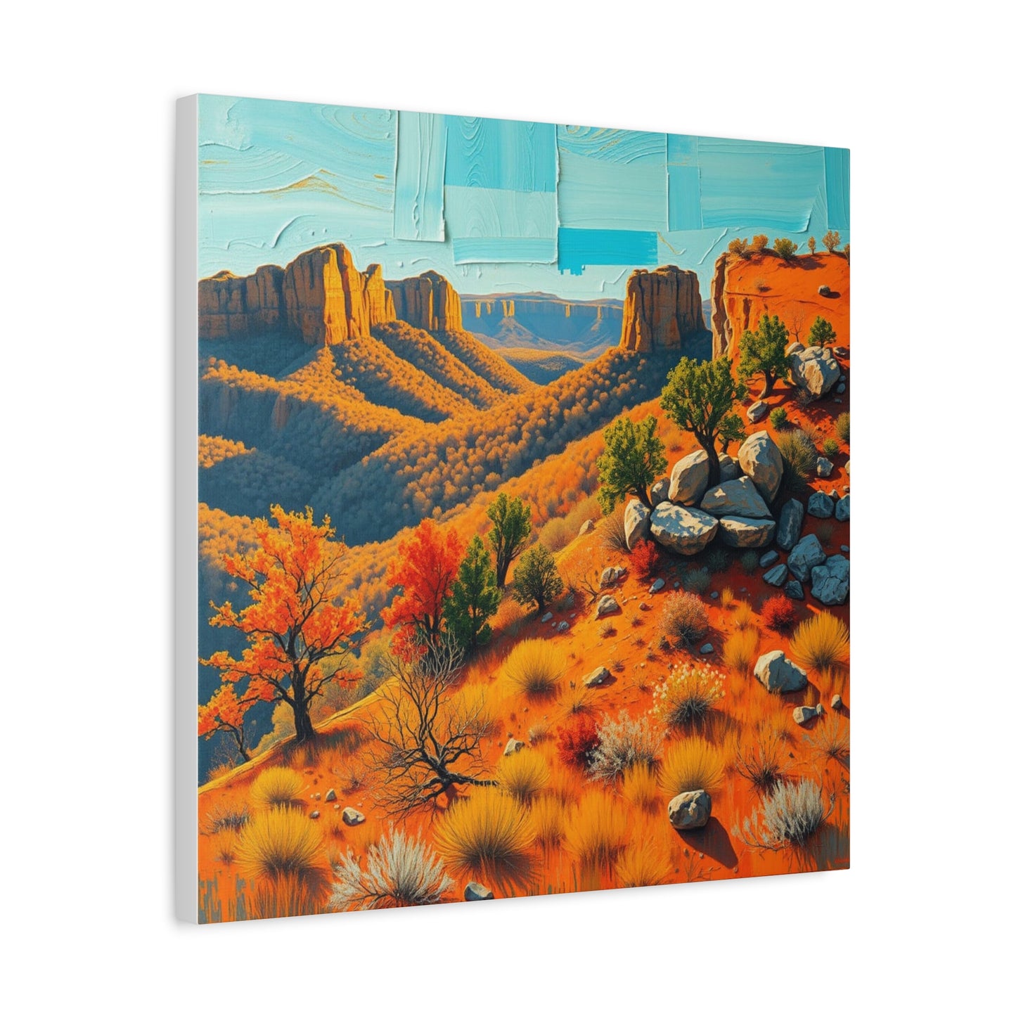 Canvas Print -Abstract 3 Southwest Landscape Wall Art