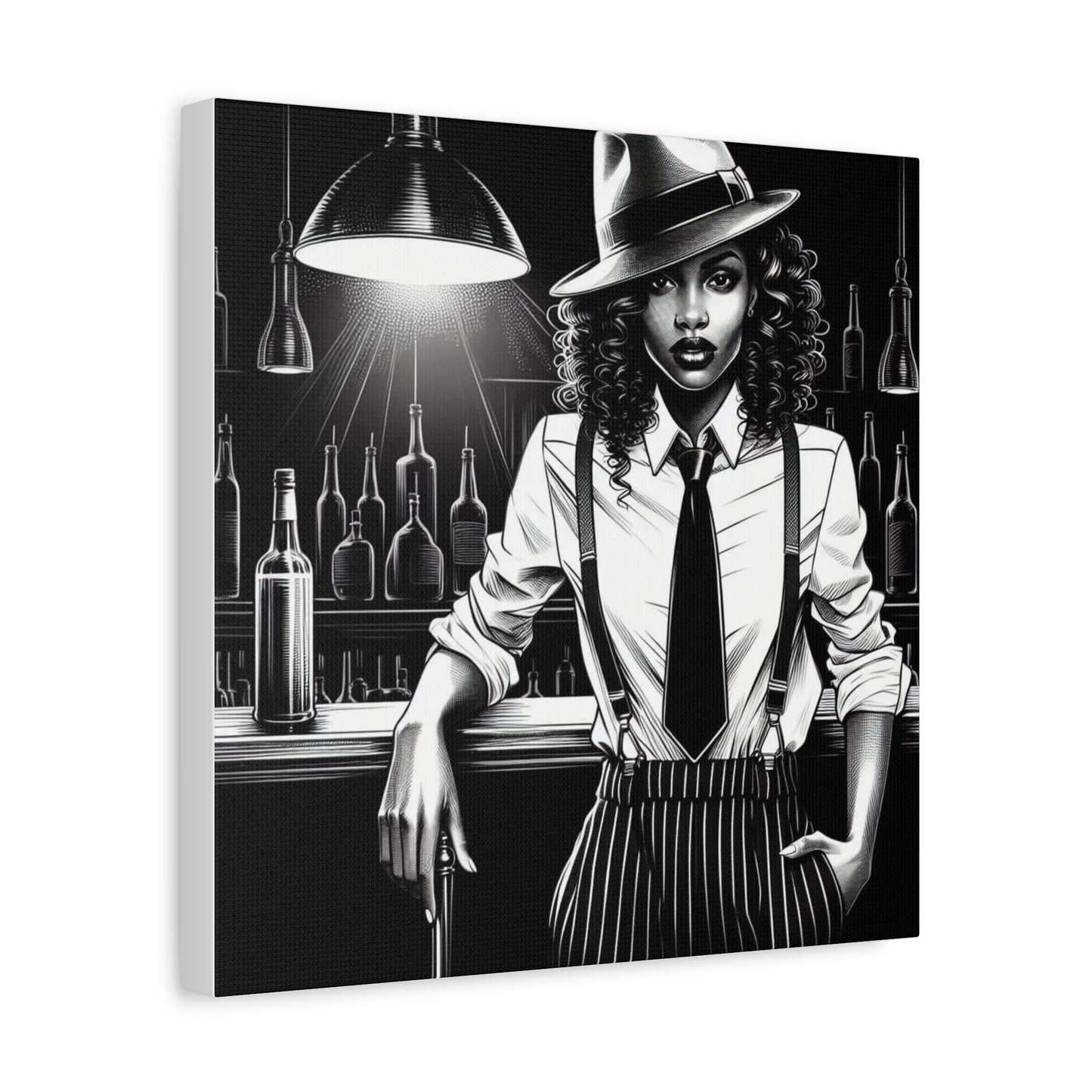 Beautiful Black Woman Canvas Art