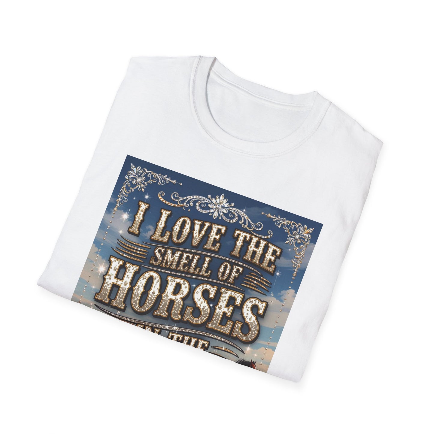 I Love the Smell of Horses in the Morning Western Boho, Unisex T-Shirt,