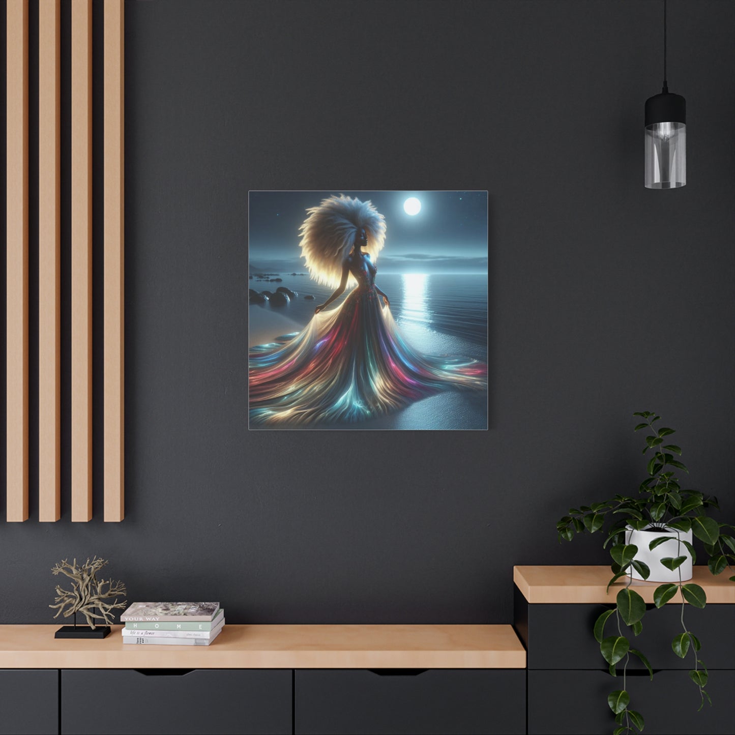Beautiful Black Woman Canvas Art