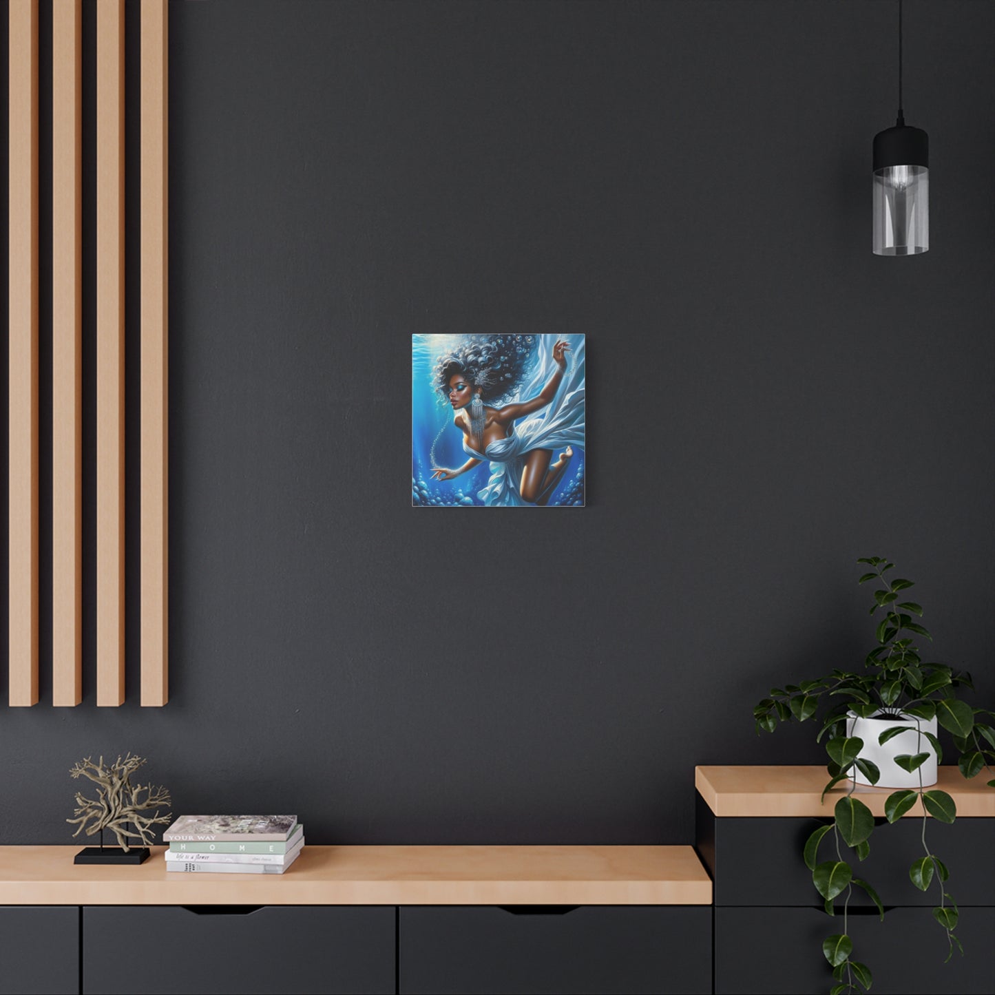 Beautiful Black Woman Canvas Art