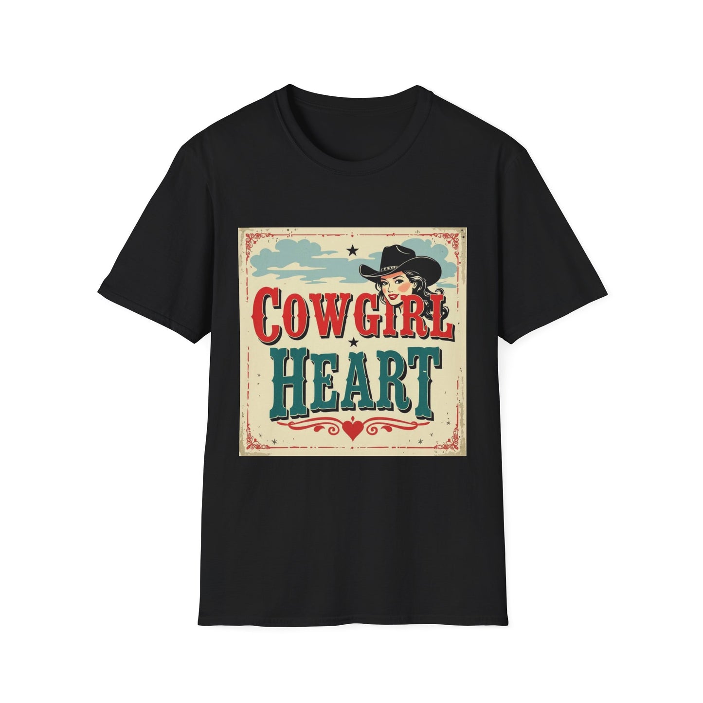 Cowgirl Heart Western Boho, Unisex T-Shirt,