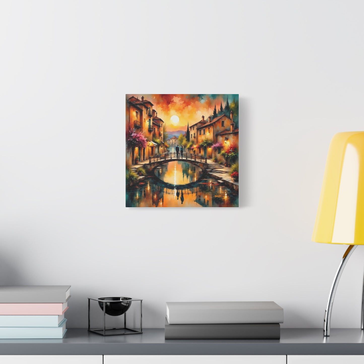 Date on the Bridge Abstract Art
