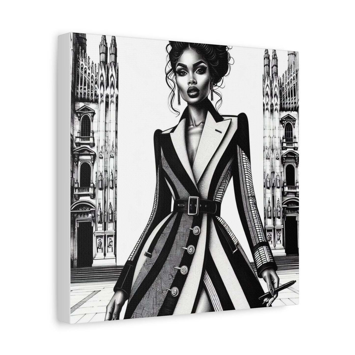 Beautiful Black Woman Canvas Art