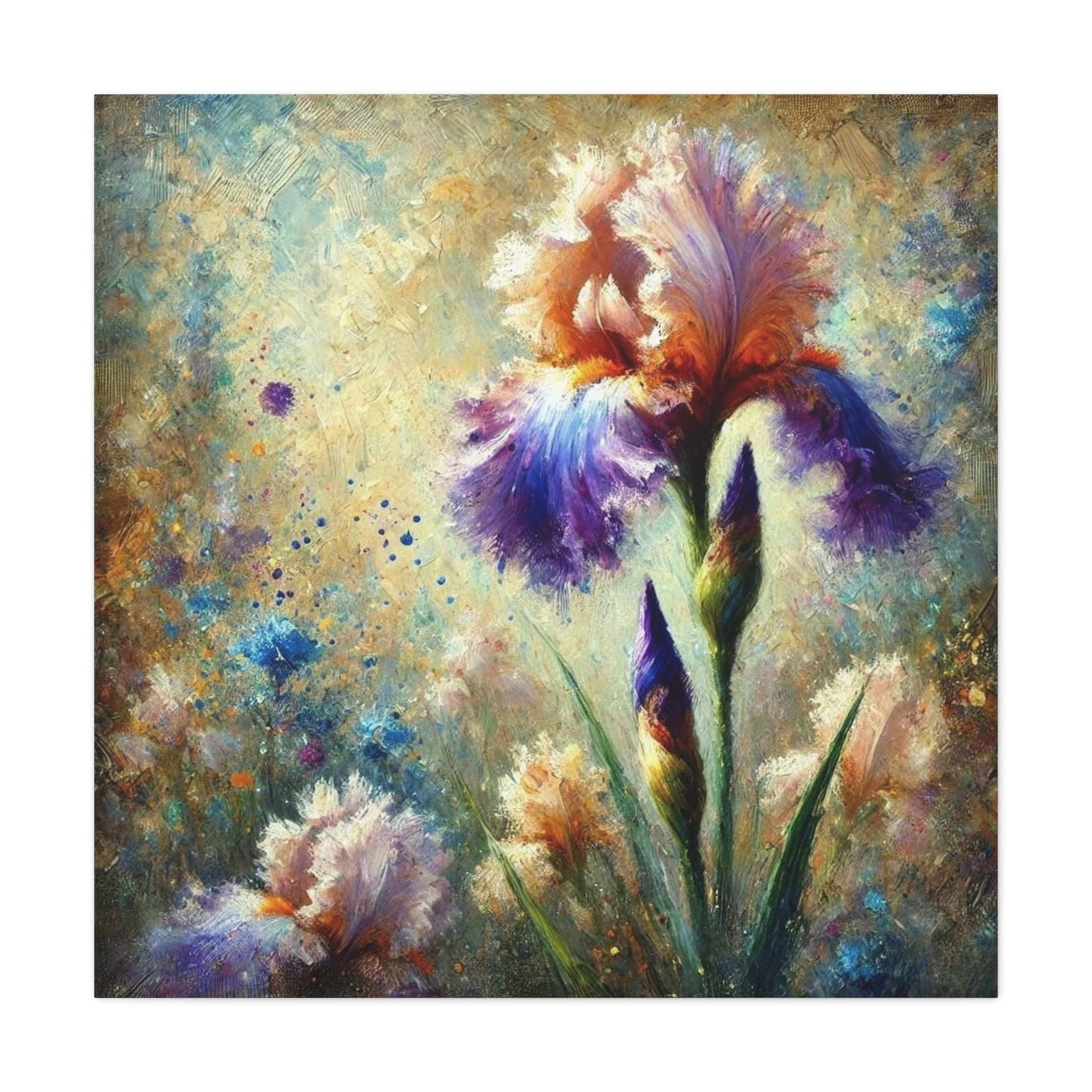 Canvas Print - Iris for Celebration Wall Art