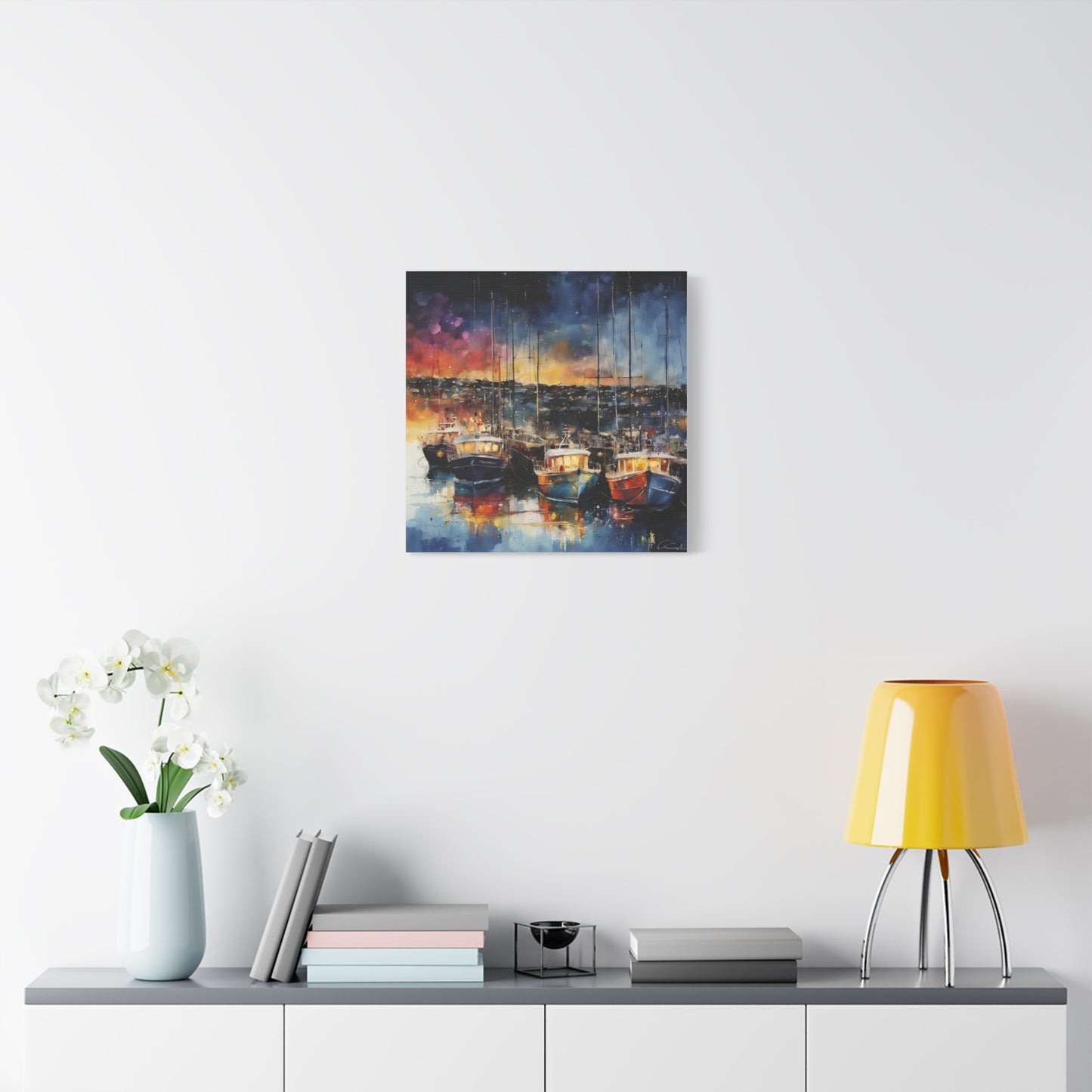 Twilight in Barbados Abstract Art